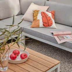 Spirit Metal Garden Corner Sofa Set - Grey -Garden Furniture Store 12889918 1424846181006982