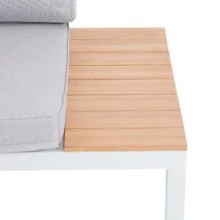 Spirit Metal Garden Corner Sofa Set - Grey -Garden Furniture Store 12889918 2024846181086020