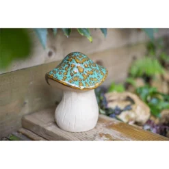 Ceramic Mushroom Garden Ornament - Medium -Garden Furniture Store 12890925 1064843660781916