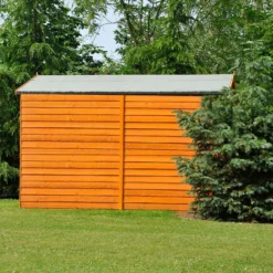 Shire 10 X 8ft Shed Overlap Double Door - No Windows -Garden Furniture Store 13082801 5494862497201236
