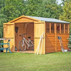 Shire 12 X 8ft Shed Overlap Double Door -Garden Furniture Store 13082803 6674862497724313
