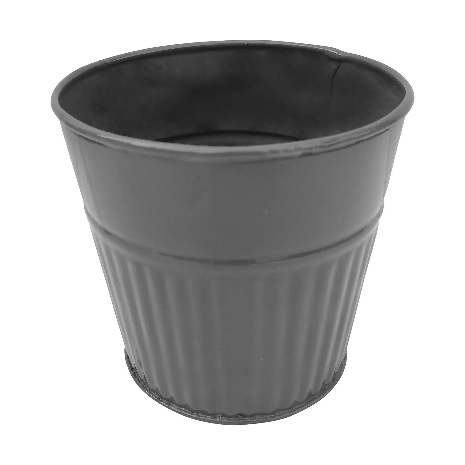 Ribbed Planter (3 Colour Mix) - 12cm 6 Ribbed Planter (3 Colour Mix) - 12cm - Image 4