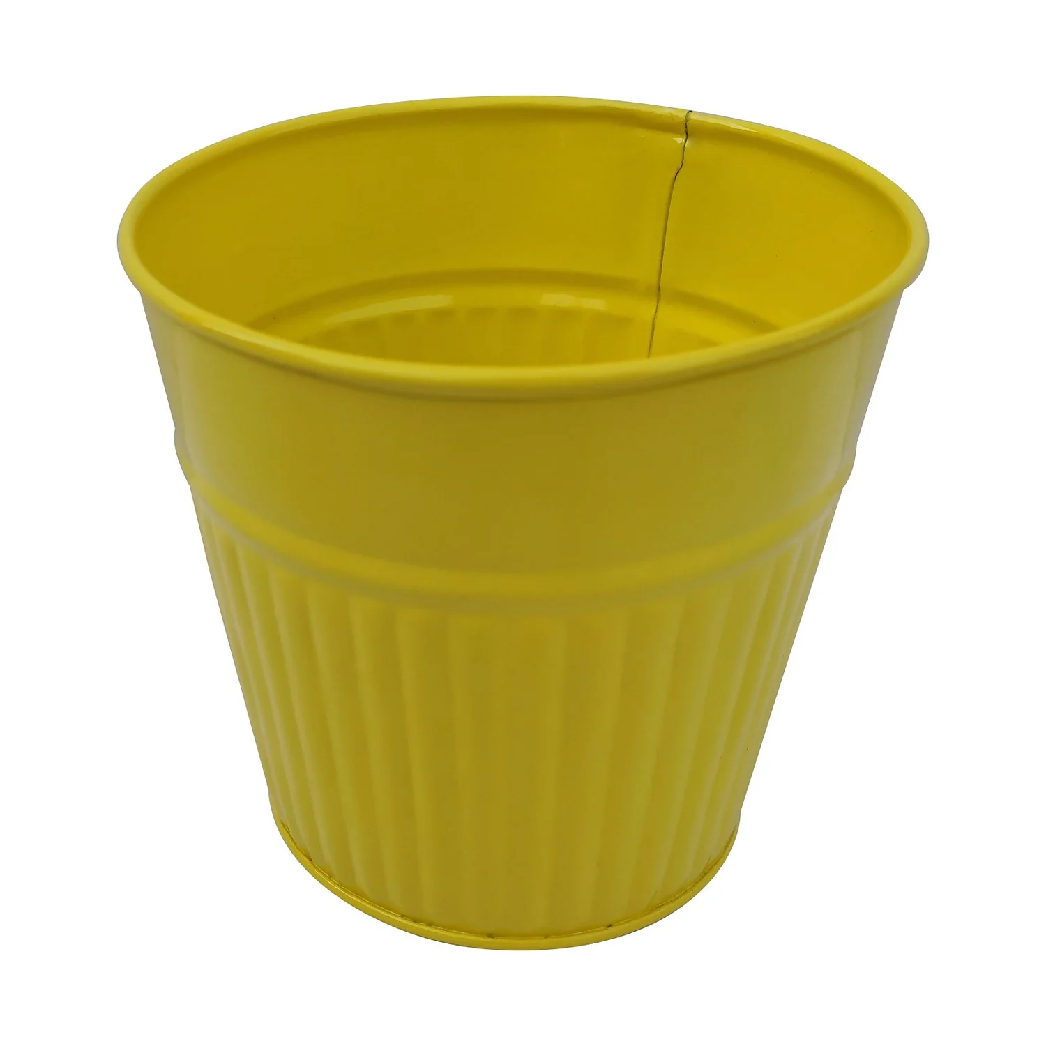 Ribbed Planter (3 Colour Mix) - 12cm 5 Ribbed Planter (3 Colour Mix) - 12cm - Image 3