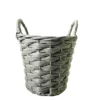 Faux Rattan Round Garden Planter 20cm -Garden Furniture Store 13204840 1674951328735184