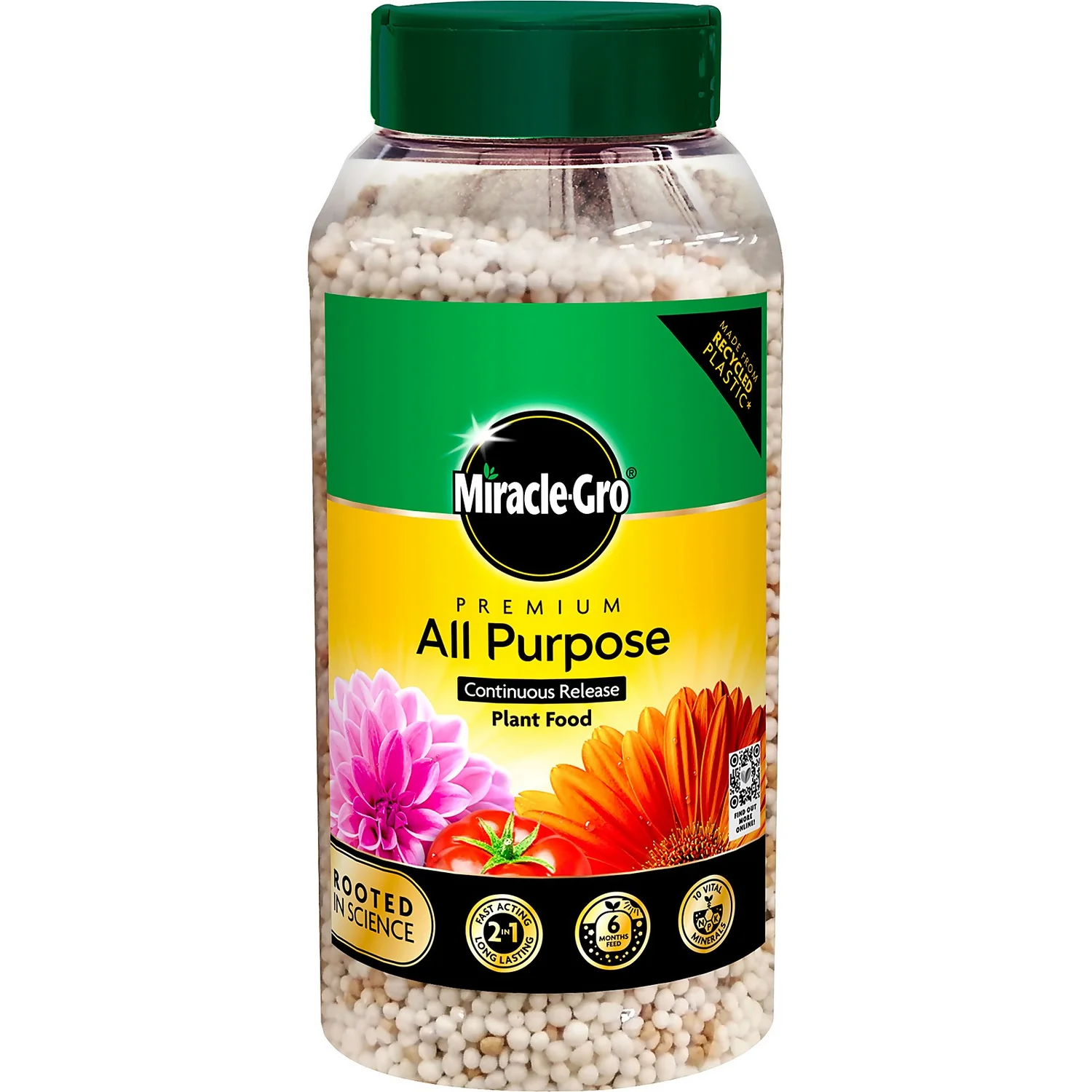 Miracle-Gro Premium All Purpose Continuous Release Plant Food 900G 3 Miracle-Gro Premium All Purpose Continuous Release Plant Food 900G