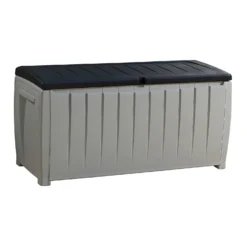 Best Seller 5 Keter Ace Outdoor Garden Storage Box 124 X 55 X 62.5 Cm - Grey And Black