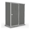 Absco 5 X 3ft Space Saver Metal Pent Shed - Grey -Garden Furniture Store 13440827 1224929185359062