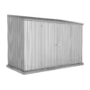 Absco 10 X 5ft Space Saver Metal Pent Shed - Zinc