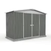 Absco 10 X 5ft Regent Metal Apex Shed - Grey 2 Absco 10 X 5ft Regent Metal Apex Shed - Grey -Garden Furniture Store 13440854 1784929164060502