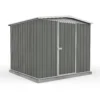 Absco 7.5 X7ft Regent Metal Apex Shed - Grey -Garden Furniture Store 13440858 1084929164028330