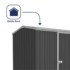 Absco 7.5 X 5ft Premier Reverse Apex - Dark Grey -Garden Furniture Store 13440866 6464929164668878