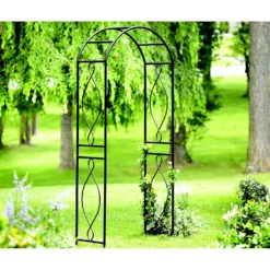 Panacea Arched Top Steel Garden Arch - Black 5 Panacea Arched Top Steel Garden Arch - Black -Garden Furniture Store 13480854 9784932704357586