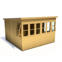 Shire 10 X 10ft Sun Pent Shed - Including Installation -Garden Furniture Store 13505295 4144933734115749