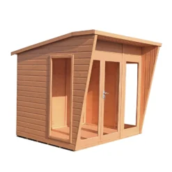 Shire 8 X 6ft Highclere Double Door Summerhouse - Including Installation -Garden Furniture Store 13505316 1334933734566643