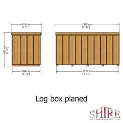 Shire Planed Timber Garden Storage Box 4x2 -Garden Furniture Store 13505352 2094932698544684