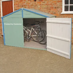 Shire 7 X 3ft Shiplap Double Door Bike Storage -Garden Furniture Store 13505353 1524931992851606