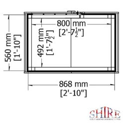 Shire Handy Garden Storage 3x2ft -Garden Furniture Store 13508666 1184931200396461