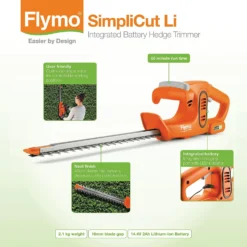 Flymo SimpliCut Cordless Hedge Trimmer -Garden Furniture Store 13524808 1594936857993480