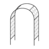 Agriframes Round Garden Arch - (H)2.3 X (W)1.5 X (D)0.45 M - Black -Garden Furniture Store 13526221 2834936305016923