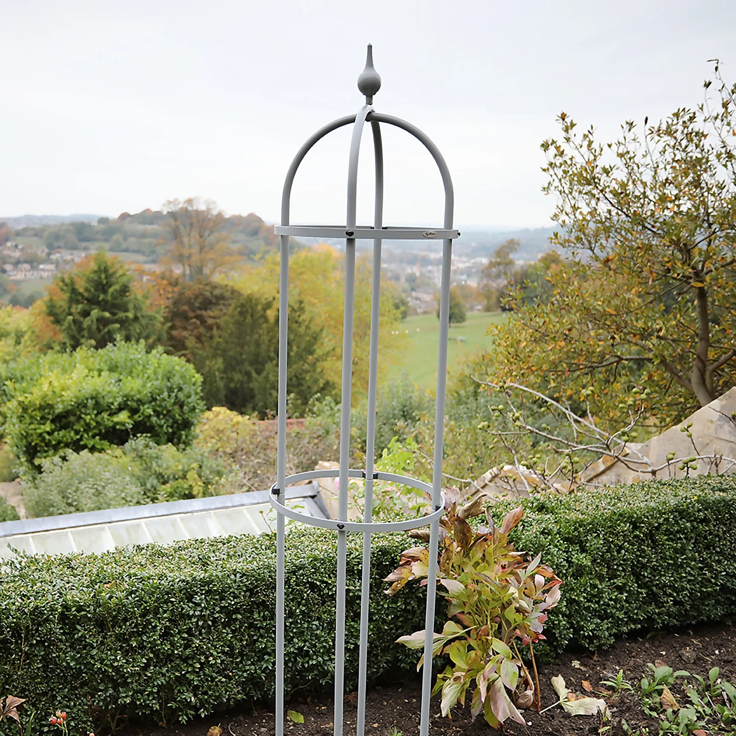 Agriframes Decorative Garden Obelisk 2.7m - Blue 4 Agriframes Decorative Garden Obelisk 2.7m - Blue - Image 2