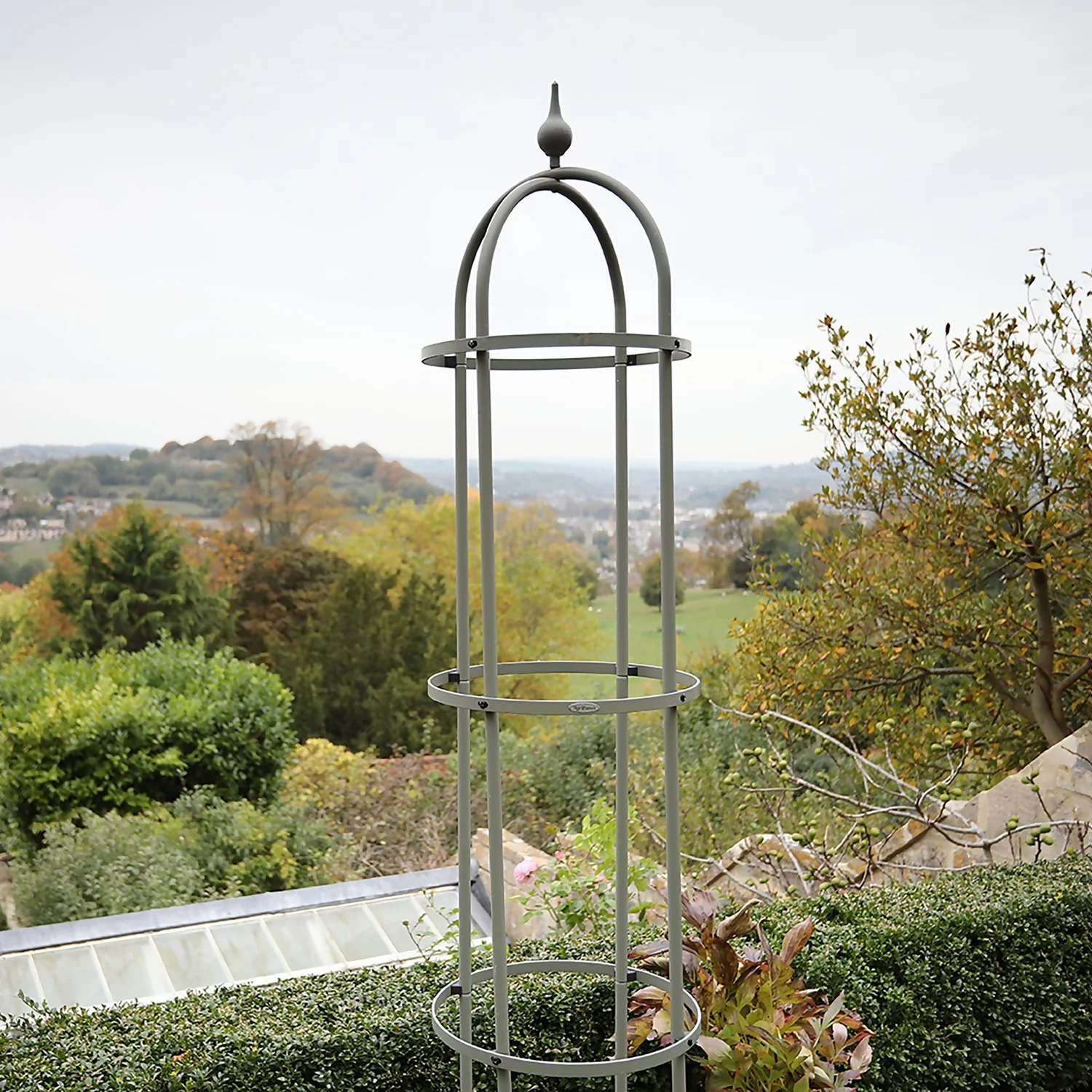 Agriframes Decorative Garden Obelisk 2m - Green 4 Agriframes Decorative Garden Obelisk 2m - Green - Image 2