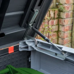 Keter Store It Out Ace Outdoor Garden Storage Shed 1200L - Grey / Graphite -Garden Furniture Store 13531577 1644925770838397