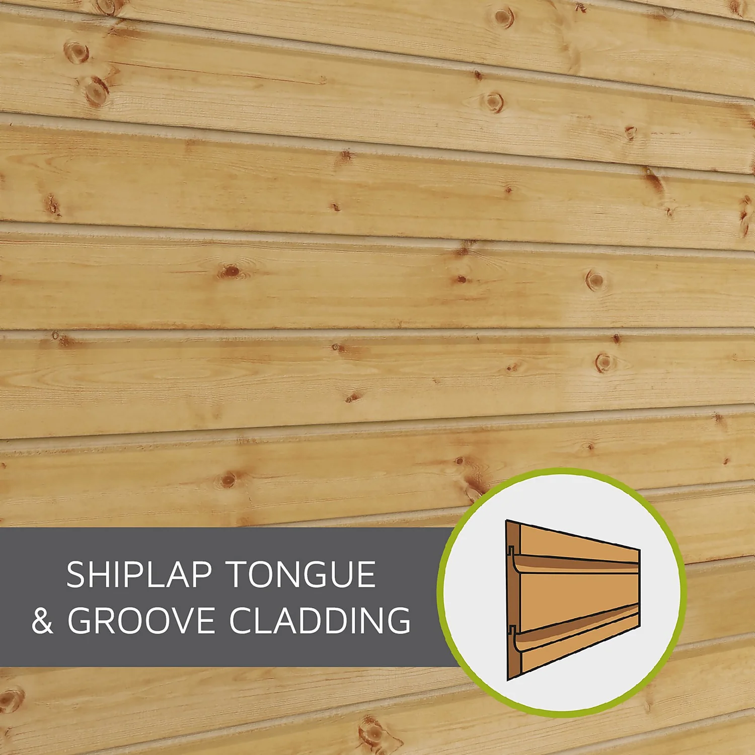 Mercia 12ft X 8ft Premium Shiplap Pent Shed 8 Mercia 12ft X 8ft Premium Shiplap Pent Shed - Image 6