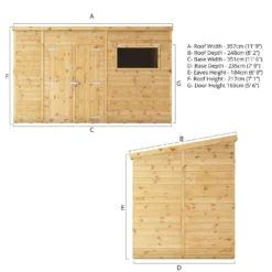 Mercia 12ft X 8ft Premium Shiplap Pent Shed 20 Mercia 12ft X 8ft Premium Shiplap Pent Shed -Garden Furniture Store 13555748 5315033256594417