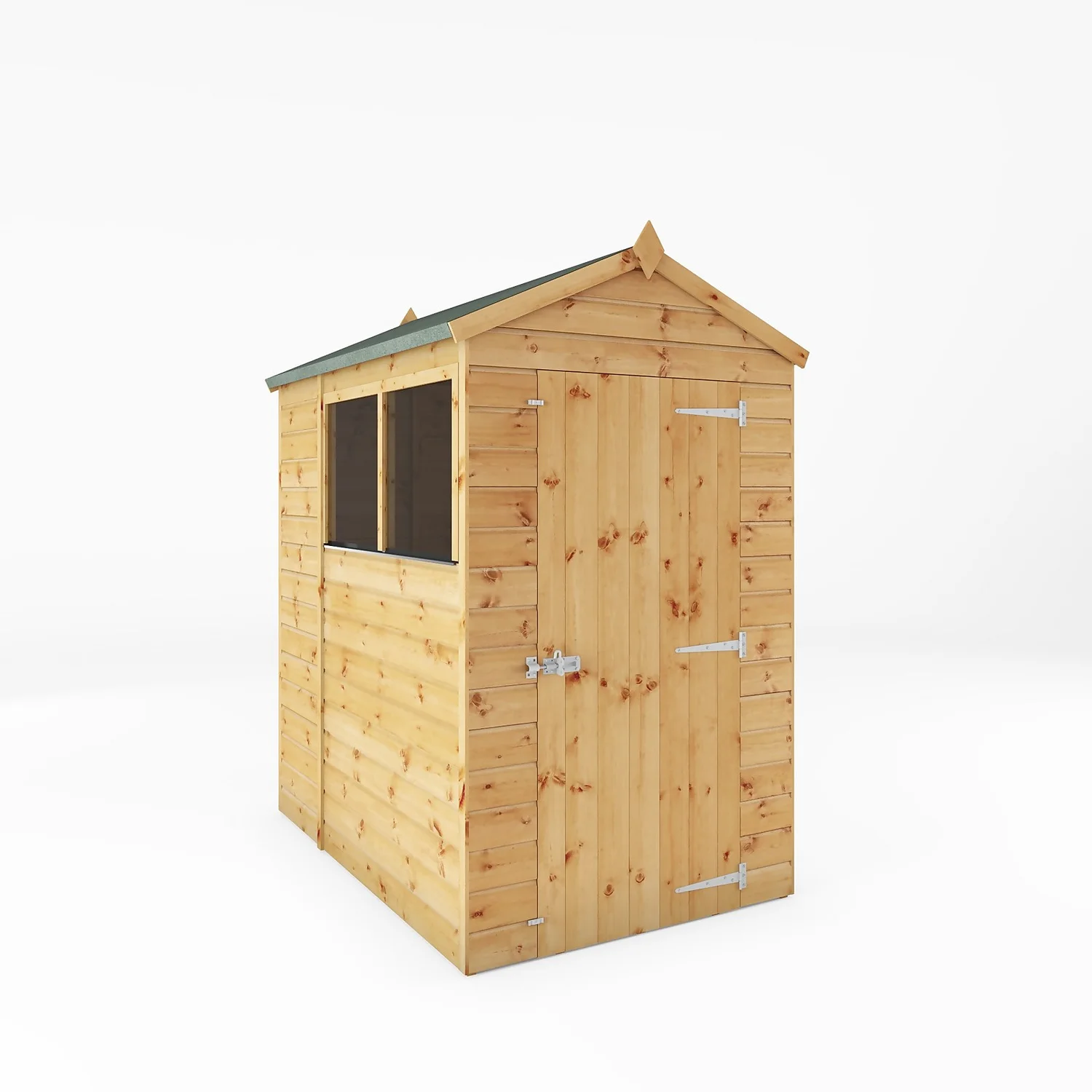 Mercia 6ft X 4ft Premium Shiplap Apex Shed - Including Installation 3 Mercia 6ft X 4ft Premium Shiplap Apex Shed - Including Installation
