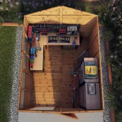 Mercia 10ft X 8ft Premium Shiplap Apex Shed - Including Installation -Garden Furniture Store 13555791 5144949338915182