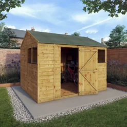 Mercia 10ft X 8ft Premium Shiplap Reverse Apex Shed - Including Installation 20 Mercia 10ft X 8ft Premium Shiplap Reverse Apex Shed - Including Installation -Garden Furniture Store 13555795 3994949333118945