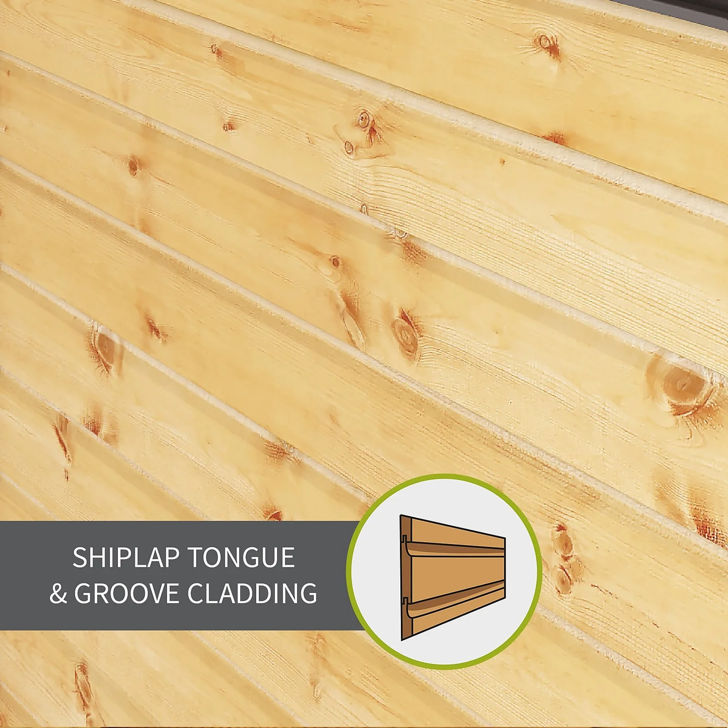 Mercia 10ft X 8ft Premium Shiplap Reverse Apex Shed - Including Installation 6 Mercia 10ft X 8ft Premium Shiplap Reverse Apex Shed - Including Installation - Image 4