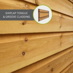 Mercia 12ft X 6ft Premium Shiplap Pent Shed - Including Installation -Garden Furniture Store 13555857 1964949334495138