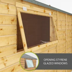 Mercia 12ft X 6ft Premium Shiplap Pent Shed -Garden Furniture Store 13555860 8694949337303447