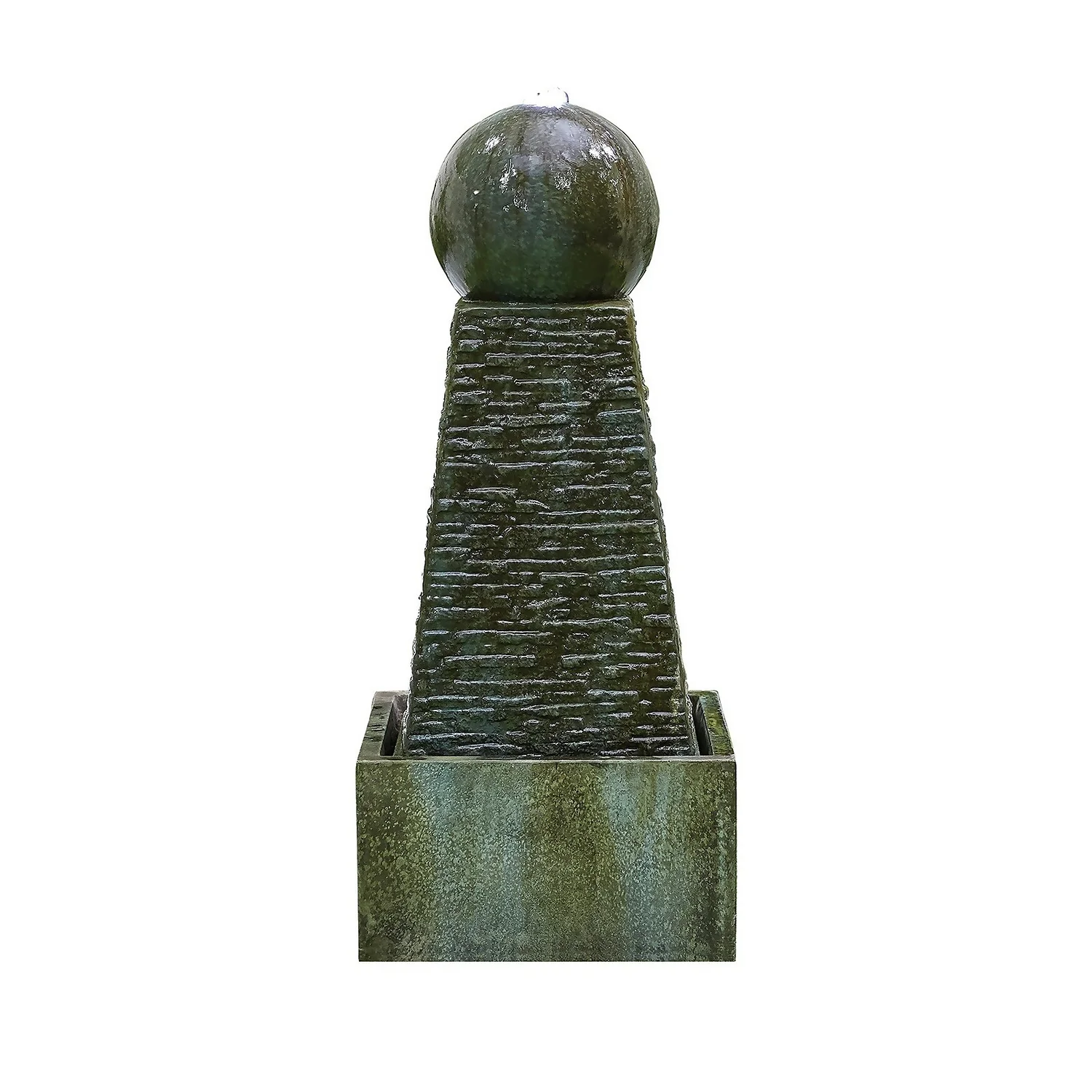 Stylish Fountain Obelisk Falls Water Feature With LEDs 3 Stylish Fountain Obelisk Falls Water Feature With LEDs