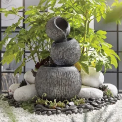 Stylish Fountain Illusion Falls Water Feature With LEDs -Garden Furniture Store 13846045 1784962027585657