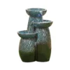 Stylish Fountain Glazed Trio Water Feature With LEDs 1 Stylish Fountain Glazed Trio Water Feature With LEDs -Garden Furniture Store 13846047 1704962028280145
