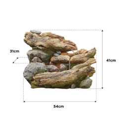 Stylish Fountain Bubbling Brook Water Feature With LEDs -Garden Furniture Store 13846059 1884962028336110