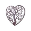 MirrorOutlet Metal Heart Shaped Tree Decorative Garden Mirror - 70x70cm -Garden Furniture Store 13950544 3214987138939374