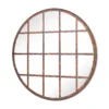 MirrorOutlet Metal Round Decorative Window Garden Mirror - 80cm -Garden Furniture Store 13950547 1834987138796508