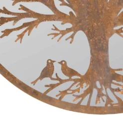 MirrorOutlet Birds Round Circular Garden Mirror - 100cm -Garden Furniture Store 13950586 1054987139352054