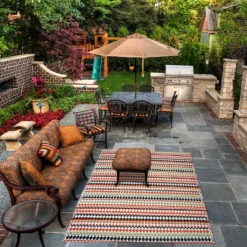 Homebase Outdoor Rug - Bohemian 120x180cm -Garden Furniture Store 13953334 7804989199384002