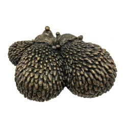Bronze Look Hedgehog Family Garden Ornament -Garden Furniture Store 13965951 1175014596849216