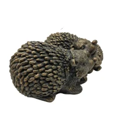 Bronze Look Hedgehog Family Garden Ornament -Garden Furniture Store 13965951 4705014596906324