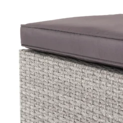 Alexandria Rattan Effect Garden Corner Sofa Set - Ash Grey -Garden Furniture Store 13971225 1575022704549355