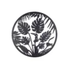 Jungle Leaf Garden Wall Art 35cm - Black -Garden Furniture Store 13981006 1565005835277891