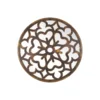 Round Laser Cut Outdoor Mirror 35cm - Bronze -Garden Furniture Store 13981008 2035005835279754