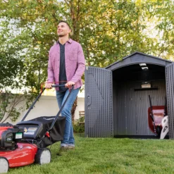 Lifetime 7x7ft Outdoor Storage Shed - Rough-Cut Grey 16 Lifetime 7x7ft Outdoor Storage Shed - Rough-Cut Grey -Garden Furniture Store 13997403 1125000054921586