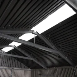 Lifetime 7x7ft Outdoor Storage Shed - Rough-Cut Grey 18 Lifetime 7x7ft Outdoor Storage Shed - Rough-Cut Grey -Garden Furniture Store 13997403 1605000055011244