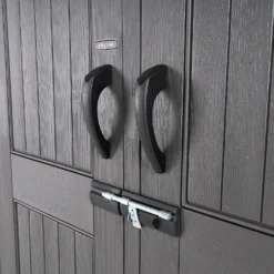 Lifetime 7x7ft Outdoor Storage Shed - Rough-Cut Grey 21 Lifetime 7x7ft Outdoor Storage Shed - Rough-Cut Grey -Garden Furniture Store 13997403 1835000055142995